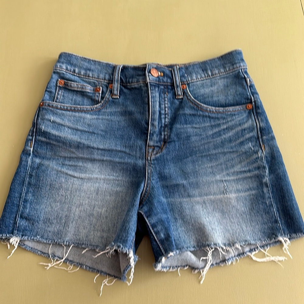 Madewell Hi Rise Denim Short Size 25